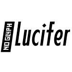 LuciferSans-CompressedLightItalic