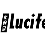 LuciferSans-CompressedSemiBoldItalic