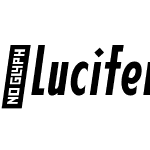 LuciferSans-CompressedRegularItalic