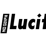 LuciferSans-ExtraCndBoldItalic