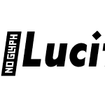 LuciferSans-CondensedBoldItalic