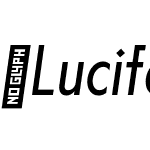 LuciferSans-CondensedLightItalic