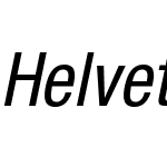 Helvetica Neue LT W1G