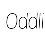 Oddlini-ThinCondSeObli