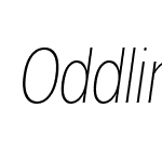 Oddlini-ThinUtCondObli