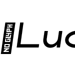 LuciferSans-WideRegularItalic