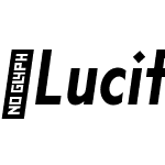 LuciferSans-CondensedMediumItalic