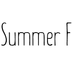 Summer Font