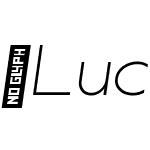 LuciferSans-ExpandedThinItalic