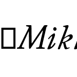 Miklos-Italic