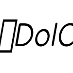 DolCondensed-Regular-Oblique