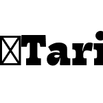 Tarif-Extrabold