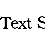 Text Serif Lighter