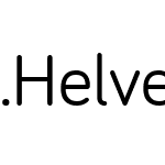 .Helvetica Neue Interface