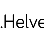 .Helvetica Neue Interface