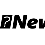 NewsSans-BlackWideItalic