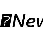 NewsSans-SemiBoldWideItalic