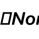 NonamePro-MediumItalic