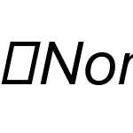 NonamePro-RegularItalic