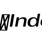 IndeciseSemiExpanded-RegularItalic