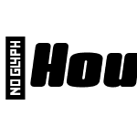 HouseSoft-CompressedHeavyItalic