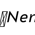 Nema-NewsItalic