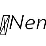 Nema-LightItalic