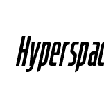 HyperspaceRace-CompressedBoldItalic