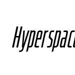 HyperspaceRace-CompressedItalic