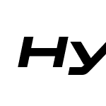 HyperspaceRace-ExtendedHeavyItalic