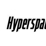HyperspaceRace-CompressedHeavyItalic