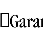 Garamond-BookCondensed