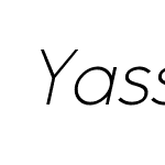 Yassitf-ThinItalic