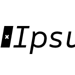 IpsumSemi-450Italic