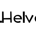 .Helvetica Neue Interface