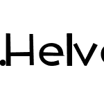 .Helvetica Neue Interface