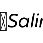 Salin-RegularItalic