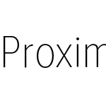 Proxima Nova Condensed