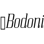 BodoniZ37SCdLt-Italic