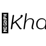 KhaoSans-WideExtraLightItalic