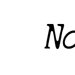 NorBTypeWriter-ThinItalic