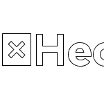 Heckney-80ExtraBoldOutline