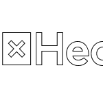 Heckney-70BoldOutline