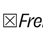 FreigeistCon-RegularItalic