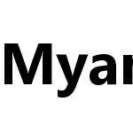 Myanmar Text Bold