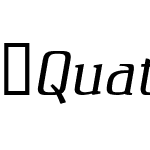 Quatsity-Italic