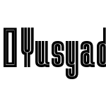 Yusyad-Inline-Bold