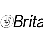 Britanica-BoldSemiCondensedItalic