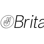Britanica-LightSemiCondensedItalic