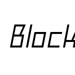 Block-ThinItalic